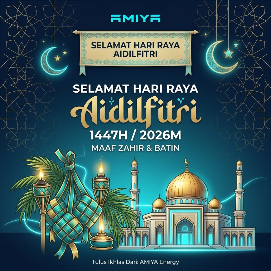 Ucapan Hari Raya Amiya Energy - Sistem Tenaga Solar Malaysia
