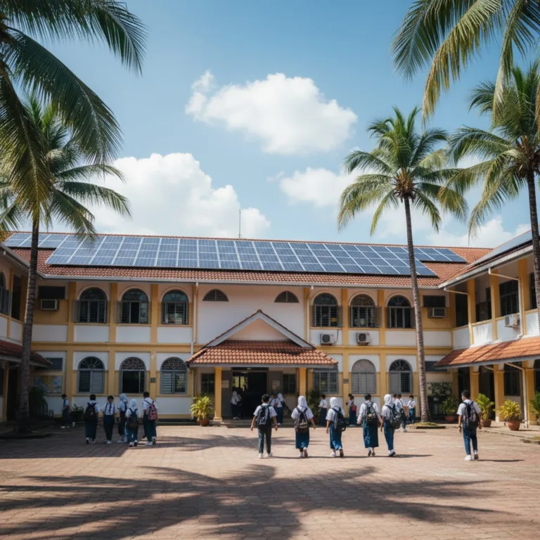 Commercial Solar Malaysia installation for education