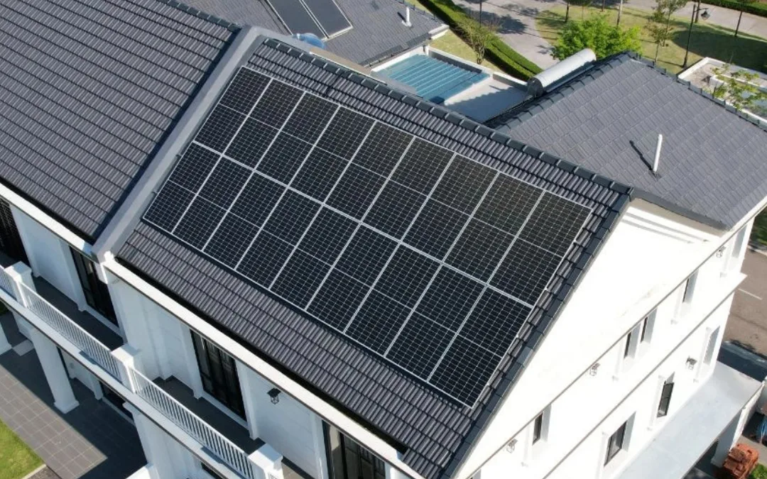 Amiya Energy solar installation, Residential rooftop · Johor